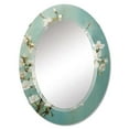 thumbnail image 2 of DESIGN ART Designart "Apple Blossom Monochromatic Elegance XXI" Floral Modern Wall Mirror 20in.x30in., 2 of 4