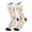 Pink, variant on FYEGRE Unisex Easter Themed Crew Socks, Cute Bunny Egg & Carrot Print Mid-Calf Socks, Soft Breathable Stretchy Casual Socks for Easter Party & Daily Wear Light Yellow One Size