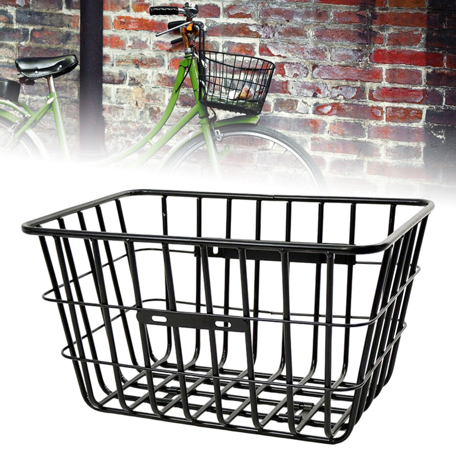 harayaa Bicycle Basket Front Includes Install Hardware Fits Most Bikes Cargo Rack Basket