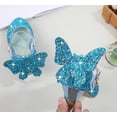 thumbnail image 2 of Girls Princess Shoes Sequin Sweet Bow High Heels Wedding Party Dress Shoes Dance Bright Diamond Christmas Day Shoes, 2 of 5