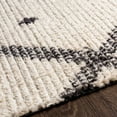 thumbnail image 5 of Hauteloom Shae Living Room, Bedroom Area Rug - Bohemian, Transitional - High Pile - Black, Cream - 18" x 18" Sample, 5 of 7