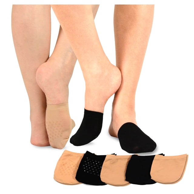Calcetines TeeHee con forma de media punta, modernos, para mujer, 5 pares