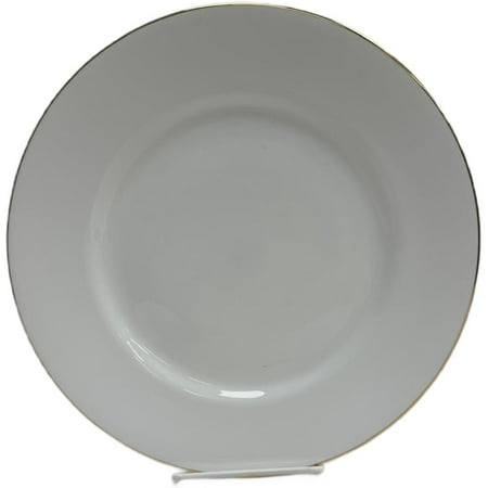 

10.75 Bone Сhina Plate with décor Dinner Plate with Gold Trim