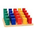 thumbnail image 4 of Escala de bloques geométricos de madera, herramientas de enseñanza sensorial Montessori edición profesional para educación infantil brillar Electrónica, 4 of 4