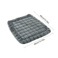 thumbnail image 5 of 1 Packs Non Slip Soft Plush Chair Pads with Ties Winter Indoor Warmth Square Chair Covering Nonslip Comfort Dining Seat Pads Stool Mat Cover Decoration for Home Patio Kitchen Office Dorm, 5 of 5