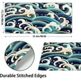 thumbnail image 6 of XXL Large Gaming Mouse Pad,Japanese Blue and White Wave Extended Desk Pad Non-Slip Rubber Base 35.4x15.7in with Stitched Edges Waterproof Full Desk Pads Computer Gaming Mousepads for Work/Game/Office, 6 of 6