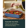 thumbnail image 4 of Caraway Nonstick 9” x 6.5” Small Rectangle Baking Pan – Aluminized Steel Core – Deep Ceramic Baking Pan for Casseroles, Lasagna & More - Slate, 4 of 7