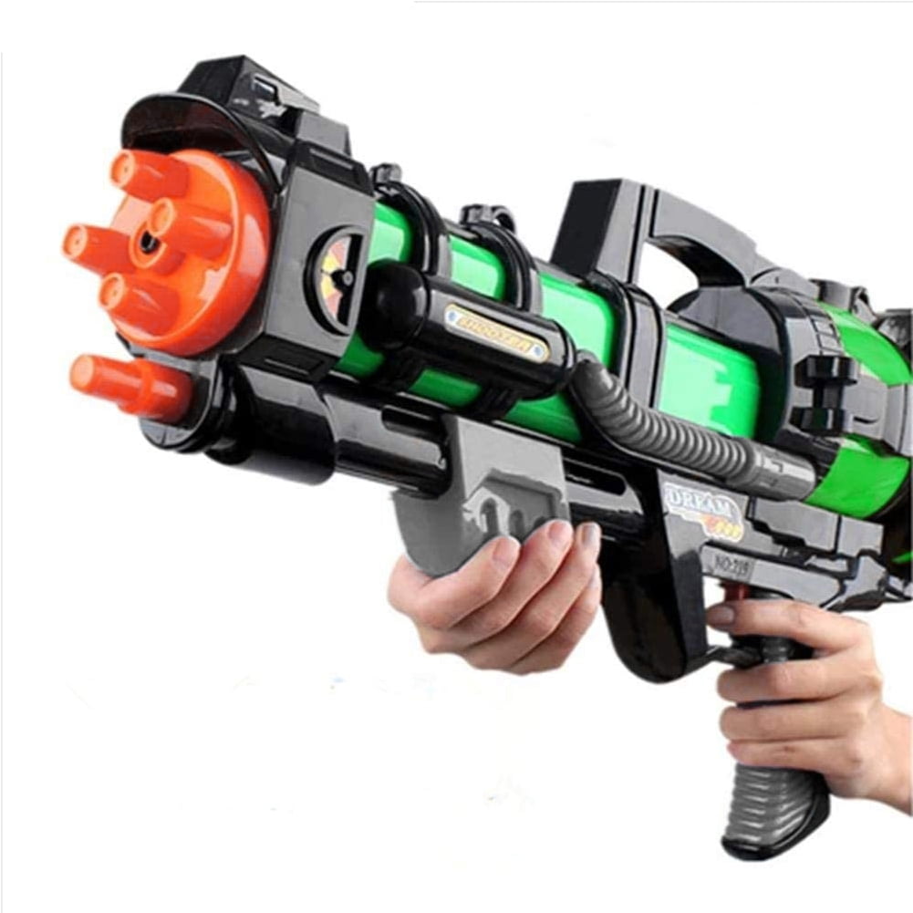 Ultra Water Blaster High Capacity Pump Action Water Gun Toy For Beach, Swimming Pool, Water Games (Green)