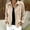 Khaki, variant on Womens Corduroy Button Down Shirts, Long Sleeve Collared Jacket with Pockets, Casual Loose Fit Flannel Shacket for Fall Winter Work, 2026 New Clearance Sale
