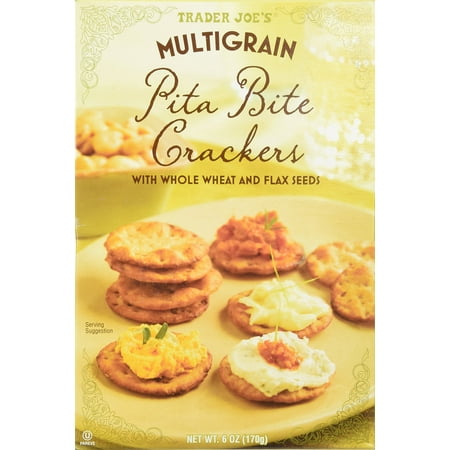 - Trader Joe's Multigrain Pita Bite Crackers