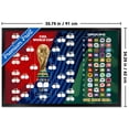 thumbnail image 3 of FIFA World Cup 2026 - Tournament Bracket Wall Poster, 22.375" x 34" Framed, 3 of 4