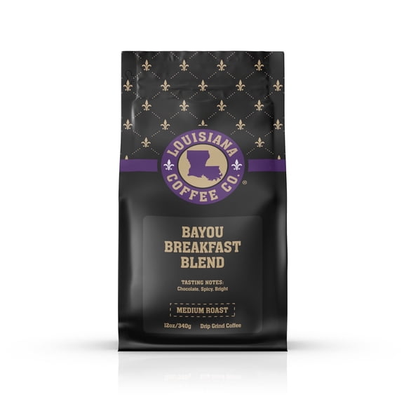 Bayou Breakfast Blend | Louisiana’s Coffee | Medium Roast | Drip Ground