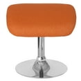 thumbnail image 4 of Flash Furniture Egg Series Orange Fabric Ottoman, 4 of 4