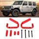 thumbnail image 4 of Accesorio de manijas delanteras antideslizantes de aleación de aluminio apto para Jeep Wrangler JK 2/4 puertas 2007-2019 Rojo, 4 of 7
