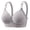 Grey, variant on Seductiva Women's Wireless Bra Women's No Underwire Bras Bras Soft Comfortable Thin Wireless Bralettes High Support Full Coverage Push Up Full Coverage Comfort T-Shirt Bra