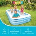 thumbnail image 4 of Intex Inflatable Swim Center Family Lounge Pool, 120" x 72" x 22", 4 of 7