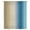 Brown Blue, variant on Burnt Orange Yellow Ombre Sheer Curtains 54" Long, Contemporary Art Abstract Aesthetics Light Filering Curtains, Breathable Simi Curtain Privacy Drapes for Kitchen Bathroom Small Window Treatment