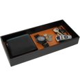 thumbnail image 1 of Valet Tray J JACKCUBE DESIGN de piel de bambú para hombre, color negro, 1 of 7