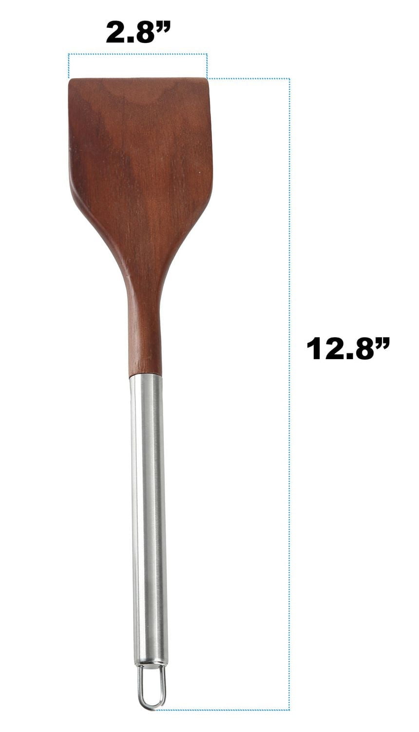 Mainstays Acacia Wood and Stainless Steel Solid Turner, Mainstays Wood and Stainless Steel Turner