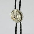 thumbnail image 3 of Unisex Steampunk Bolo Tie Mechanical Clock Movement Gear Rope Necktie, 3 of 14