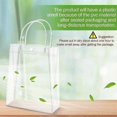 thumbnail image 5 of 10 Pack Transparent PVC Tote Bags with Handles Reusable Gift Wraps for Parties and Shopping, 5 of 5