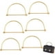 thumbnail image 1 of 6 asas metálicas doradas para bolso, en forma de D, semicirculares, de repuesto. Incluye marco para asas de bolsos de mano., 1 of 9
