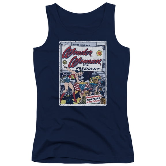 Dc - Ww For President - Juniors Tank Top - Medium