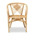 thumbnail image 3 of bali & pari Kagama Rattan BOHO Dining Chair, Natural Brown, 3 of 10