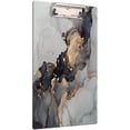 thumbnail image 6 of FMSHPON Luxury Gold Stone Black Marble Clipboard Hardboard Wood Nursing Clip Board and Pull for Standard A4 Letter 13x9 inches, 6 of 6