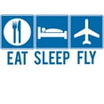 thumbnail image 3 of CafePress - Eat Sleep Fly Mens Shirt - Men's Classic Graphic T-Shirt, 3 of 4