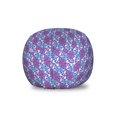 thumbnail image 1 of Abstract Storage Toy Bag Chair, Trippy Vibrant Colors Optical Illusion Print, Stuffed Animal Organizer Washable Bag, Small Size, Sky Blue Blue Violet, by Ambesonne, 1 of 3