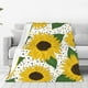 thumbnail image 1 of Balery Sunflowers Manta de Felpa Suave y Acogedora – Cobija de Franela Aterciopelada para Cama, Lavable y Cálida para Sofá, Mascotas, Transpirable-40"x30", 1 of 7