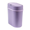 thumbnail image 4 of Cubo de basura de 12 l, cubo de almacenamiento impermeable con tapas, cubo de basura, cubo de basura automático para sala de estar, baño, cocina, Soledad bote de basura automatico, 4 of 10