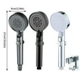 Tswift Shower Head + Fixing Bracket, Handheld Detachable Showers Heads