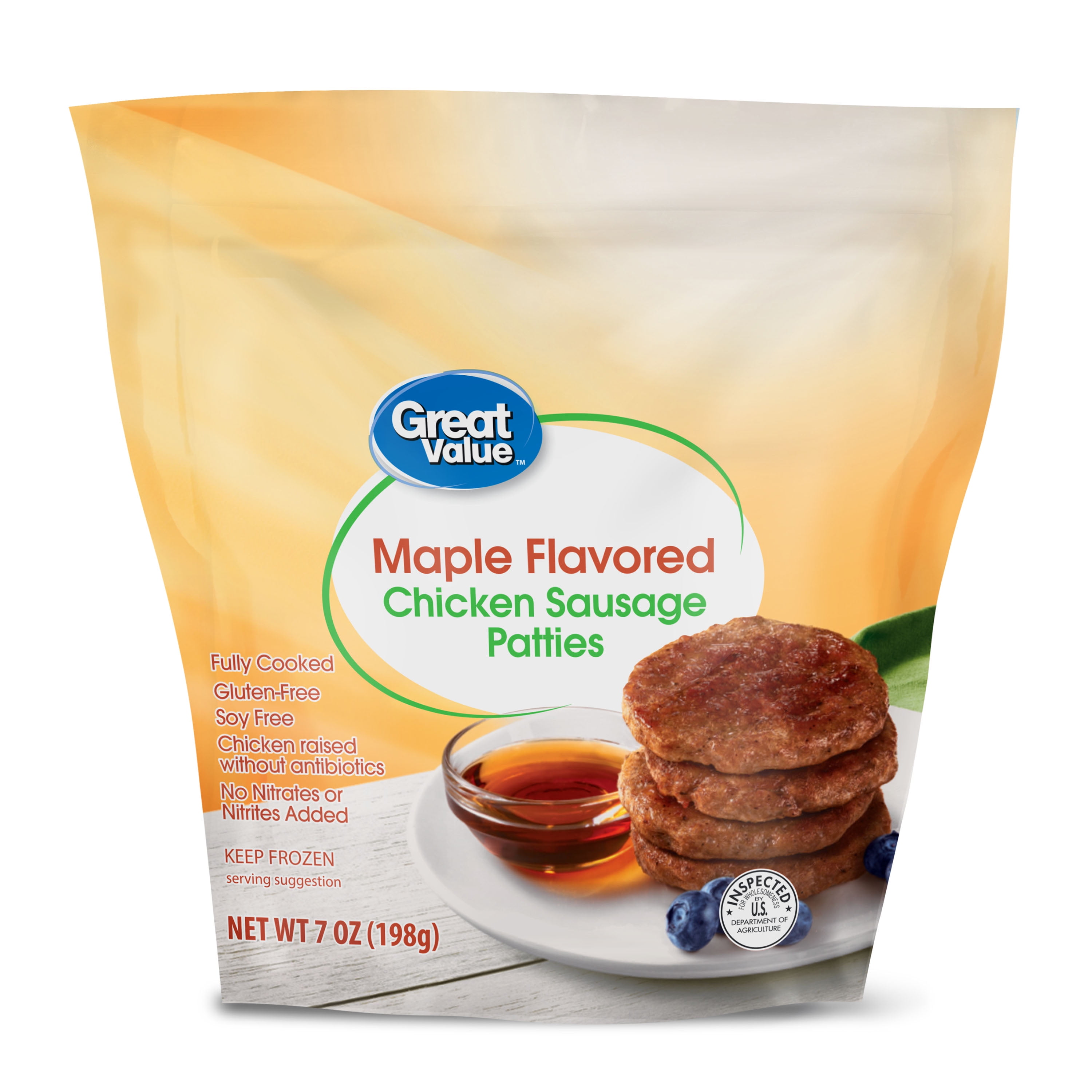 Great Value Maple Chicken Sausage Patties