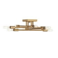 thumbnail image 4 of Lyrique 8-Light Ceiling Light in Warm Brass, 4 of 5