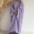 thumbnail image 3 of Vestidos musulmanes de mujer Vestido de oración largo de manga larga y cuerpo entero, 3 of 7