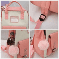 thumbnail image 2 of Set de 5 Mochilas Malubero y Bolsas Escolares Rosa Malu1272, 2 of 2