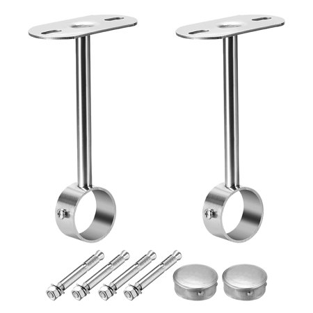 Ceiling Mount Bracket Wardrobe Pipe Bracket 32mm Dia Closet Rod