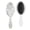 White-640, variant on Botanical Leaf Hair Brush, Palm Inspired Detangling Paddle Comb with Tropical Pattern, Soft Bristles for Wet Dry Hair, Stylish Hairbrush for Women Men Kids
