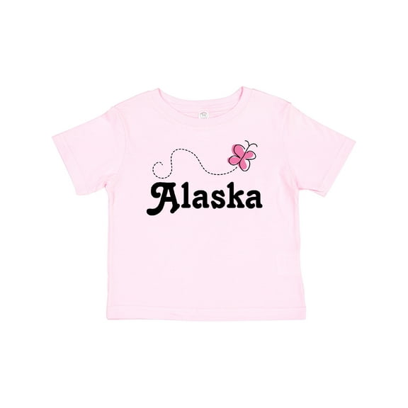 Inktastic Alaska Butterfly Girls Baby T-Shirt