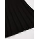 thumbnail image 3 of Vestido The Children's Place Big Girl de punto de manga corta negro, 3 of 4