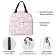 thumbnail image 4 of Lunch Box Bag for Women Men, Happy Cute Rabbit Love Pink Insulated Lunch Bag Cooler Bag, Large Capacity Leakproof Reusable Lunch Tote for Work Office Picnic Travel, 4 of 7