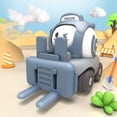 thumbnail image 4 of XIANXIAN Inertia Toy Early Educational Toddler Baby Toy Friction Powered Cars Push and Go Cars Tractor Bulldozer Dumper Cement Mixer Engineering Vehicles Toys for Children Boys Girls Kids Gift, 4 of 5