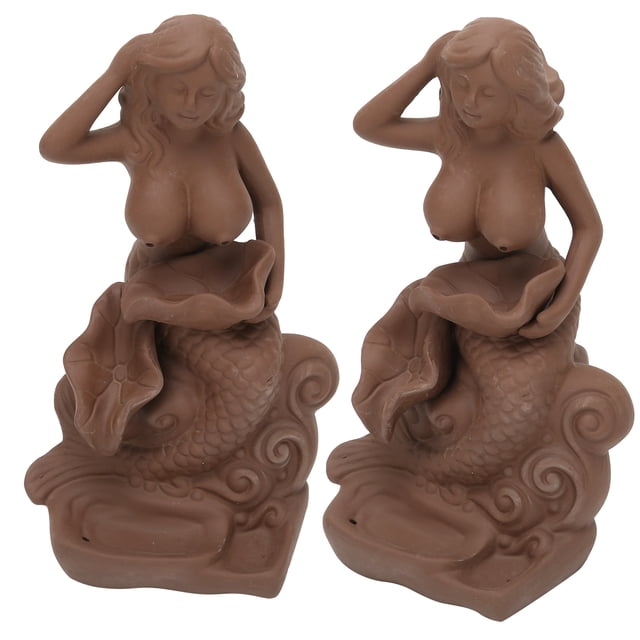Backflow Incense , Red Porcelain Material Incense Unique Shape For Desktop Decoration For Living Room For Bedroom