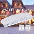 thumbnail image 2 of Aplique de pared LED para interior de 12 W, blanco, moderno, de aluminio, resistente al agua IP65, para exterior, foco de luz vertical para salón, dormitorio, recibidor, escalera y camino (blanco cáli, 2 of 5