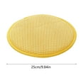 thumbnail image 3 of Lilgiuy Round Floor Pillows 9.84 Inches Flexible Seating Pillows Chair Floor Cushions Reading Cushions for Kids Adults Classroom Home School Playing Supplies (Yellow), 3 of 5