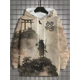 thumbnail image 3 of Sudadera con capucha para hombre nueva de otoño 2024 con estampado 3D de samuráis japoneses, sudadera con capucha de estilo hip hop de moda callejera, ropa para hombre, 3 of 5