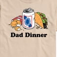 thumbnail image 2 of Instant Message - Dad Dinner - Men's Short Sleeve Graphic T-Shirt, 2 of 6