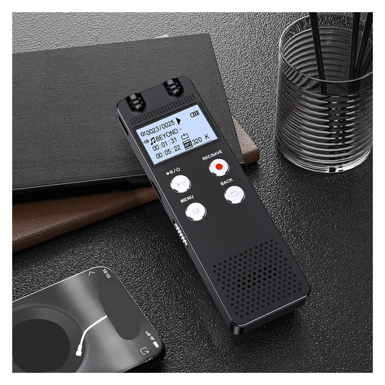 Smallest Recording Device Portable Voice Controlled Recorder Professional Noise Recording ,Excellent Sound Quality